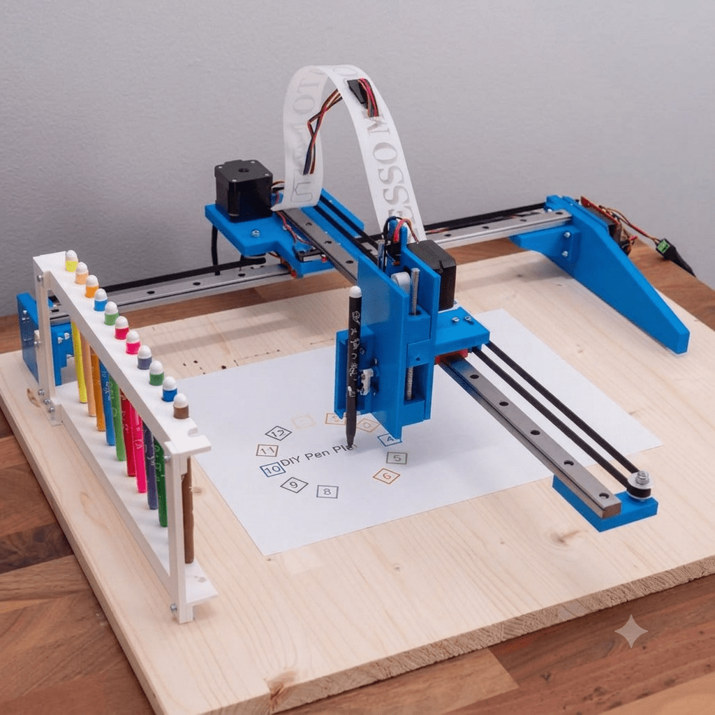 cizim_yapan_cnc_kalem_degistirme Çizim Yapan CNC Robot - Görsel 1
